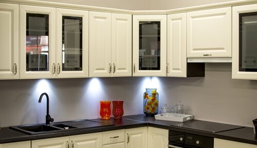You don't have to update your entire kitchen for a new look - just the kitchen cabinets.