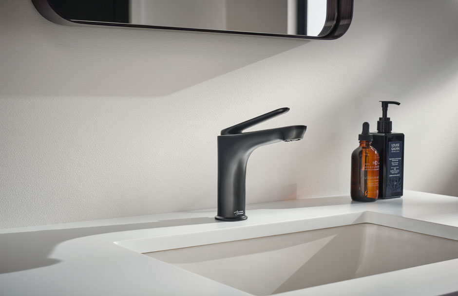 American Standard matte black faucet