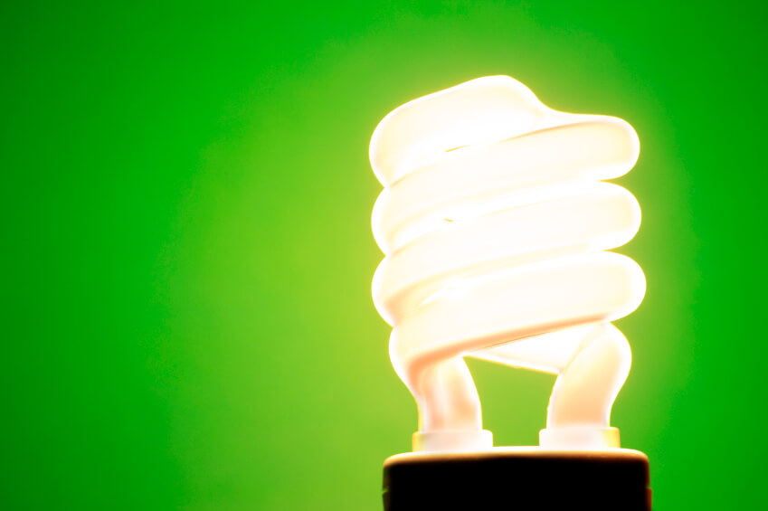 7 Ways to Go Green Around the House (Indoors and Outdoors! - Energy Efficient Light Bulb